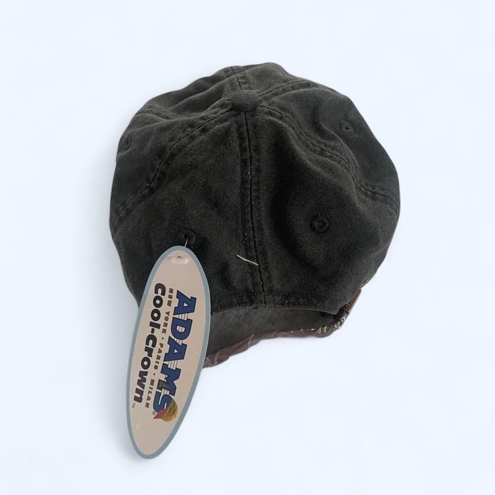 Vintage-style baseball cap with embroidered skull by Adams - Picture 3 of 7